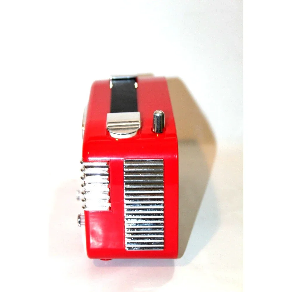 Coca-Cola Vintage Style Am/FM Mini Radio Retro Red Collectible 6